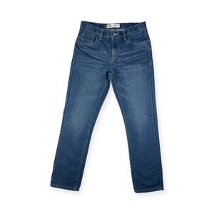 Levi's 511 Slim Jeans Blue Denim Medium Wash Cotton Zip Button 16 REG 28x30